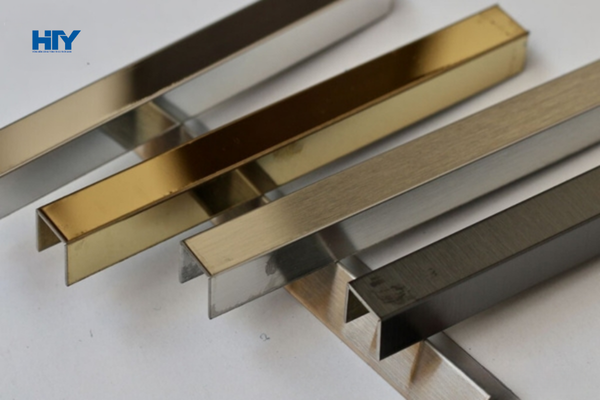 Nẹp inox 304 mạ PVD chữ U