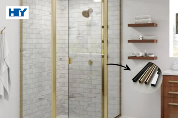 hình ảnh thi công đố kính U inox